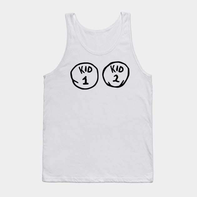 kid 1 & kid 2 Tank Top by JAFARSODIK